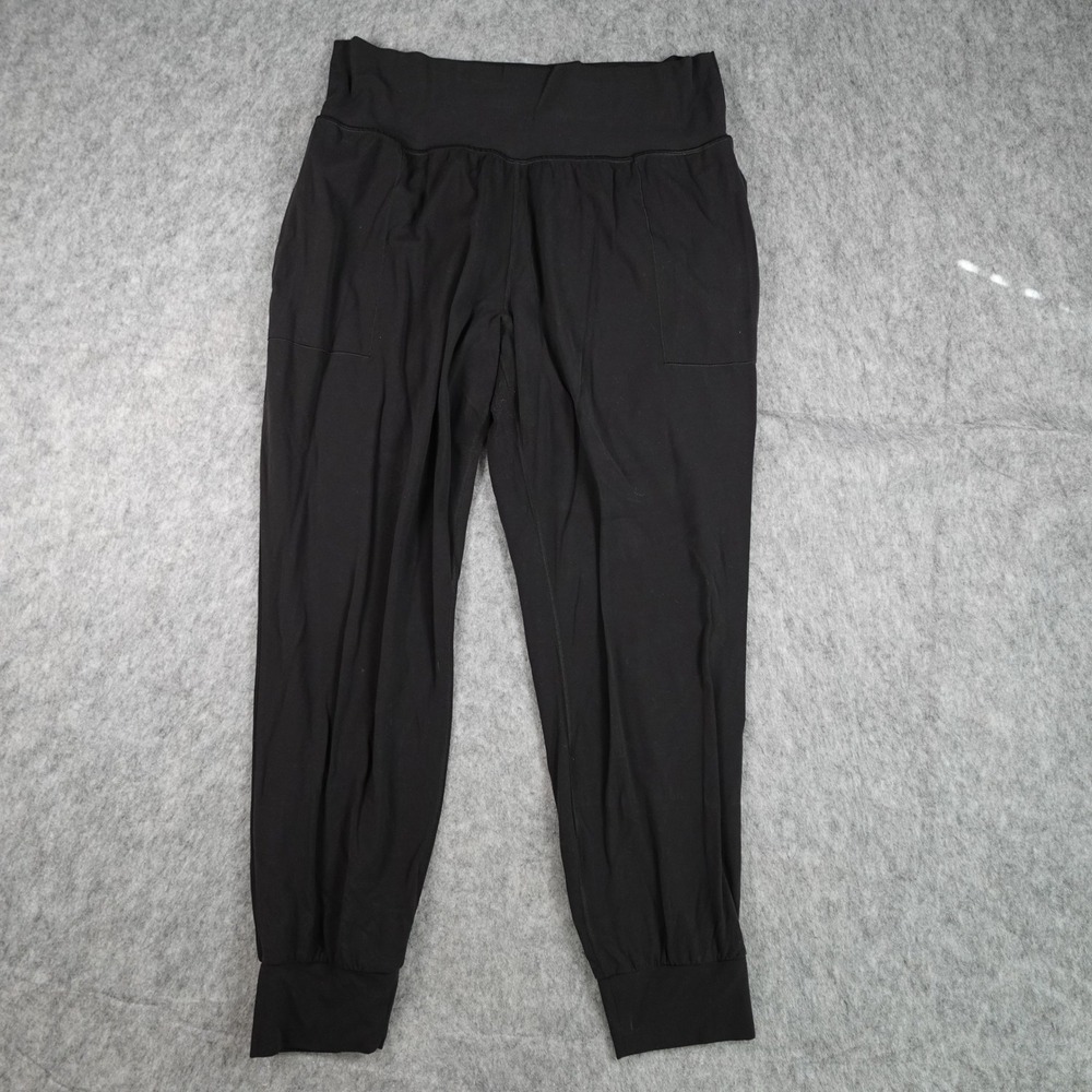 Athleta Pants Women Extra Large Black Salutation High Rise Pockets Joggers